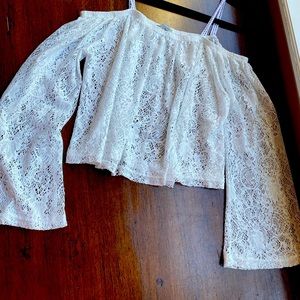 Dainty Charlotte Russe cold shoulder top